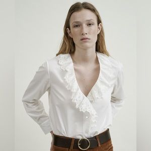 NWT! Nili Lotan Everett Shirt